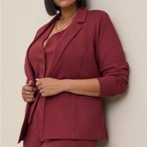 Torrid Studio Ponte Tailored Fit Blazer